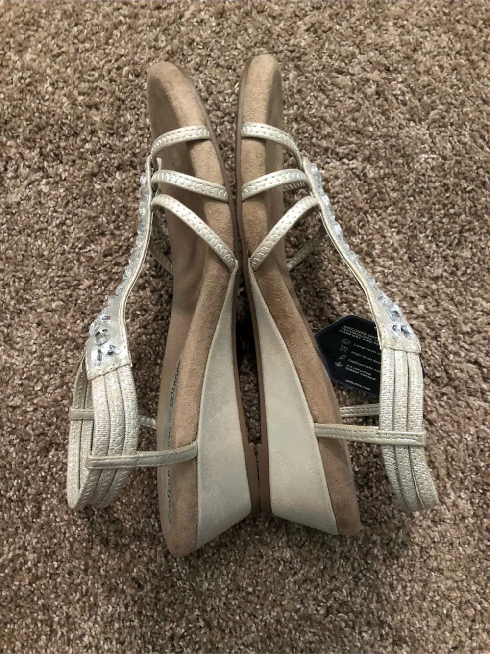 Kohls shiny champagne